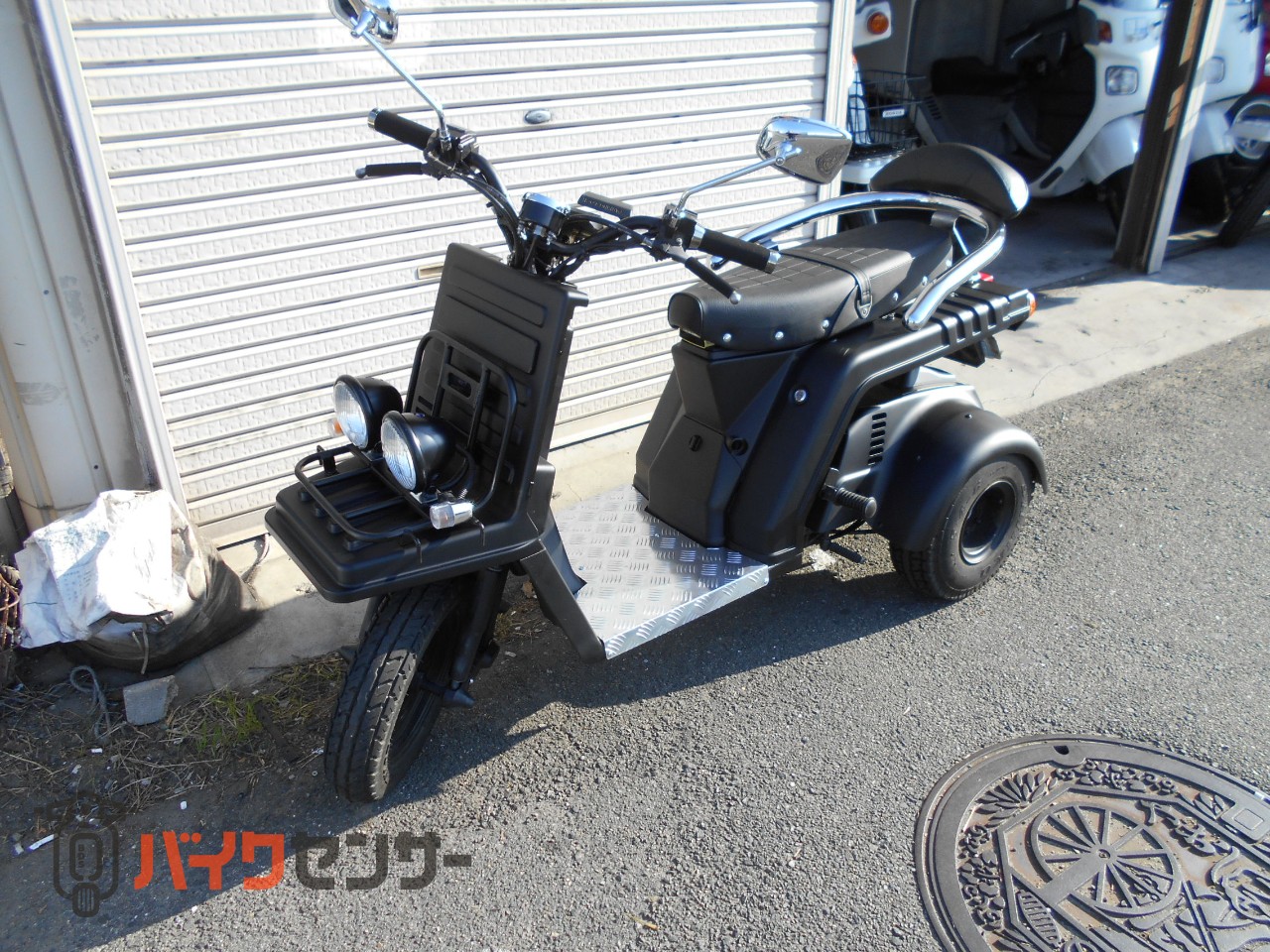 ★20万円！ジャイロx 軽二輪　2人乗りOK！自賠責付き！バッテリー新品！ノーヘル　ホンダ　ジャイロ　実働車　TD01 2スト　 二人乗りOK！ジャイロX軽二輪仕様の走行シーン！byHVファクトリー
