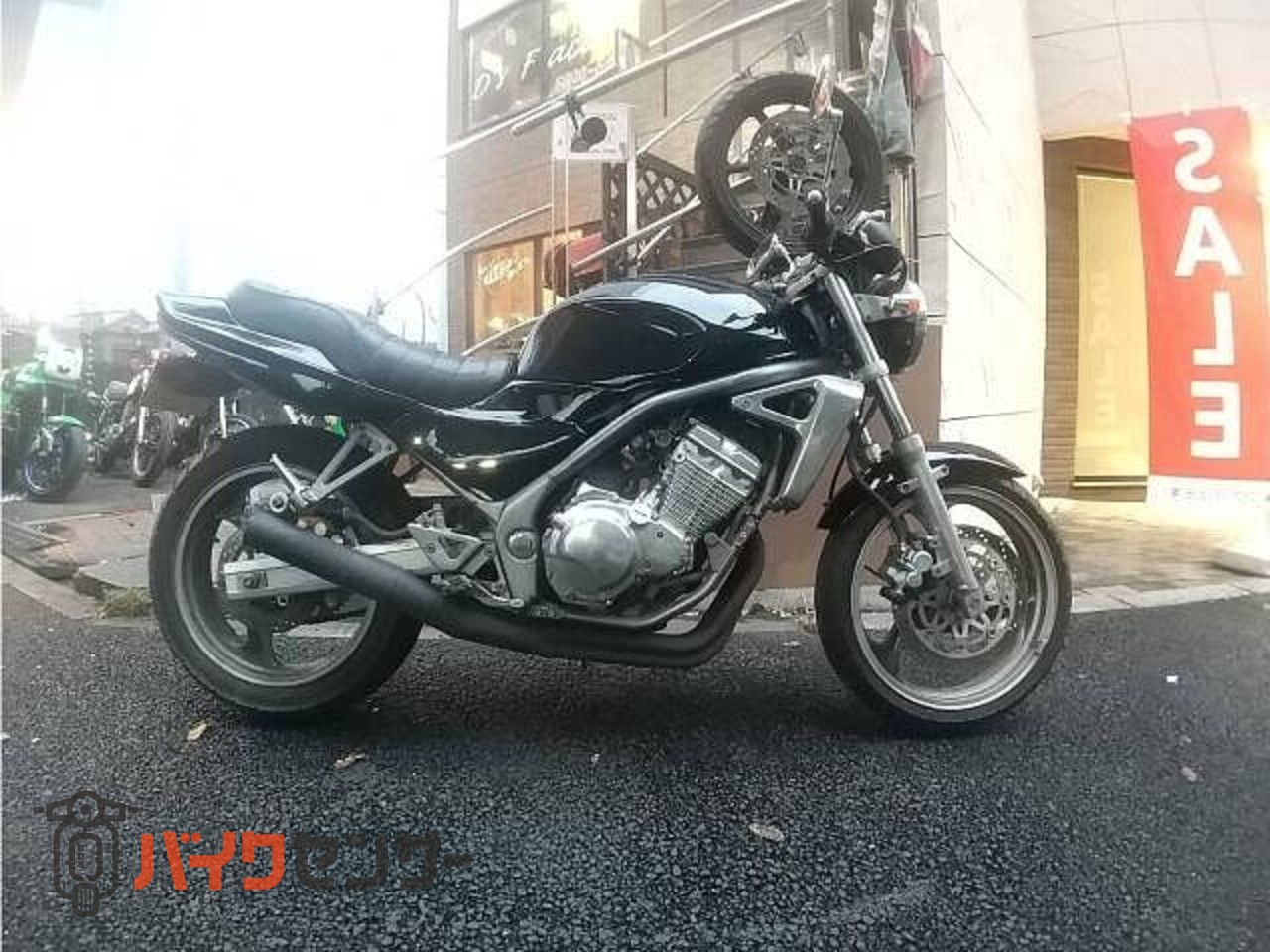 カワサキ BALIUS 販売店保証 タックロールシート ショート管マフラー付