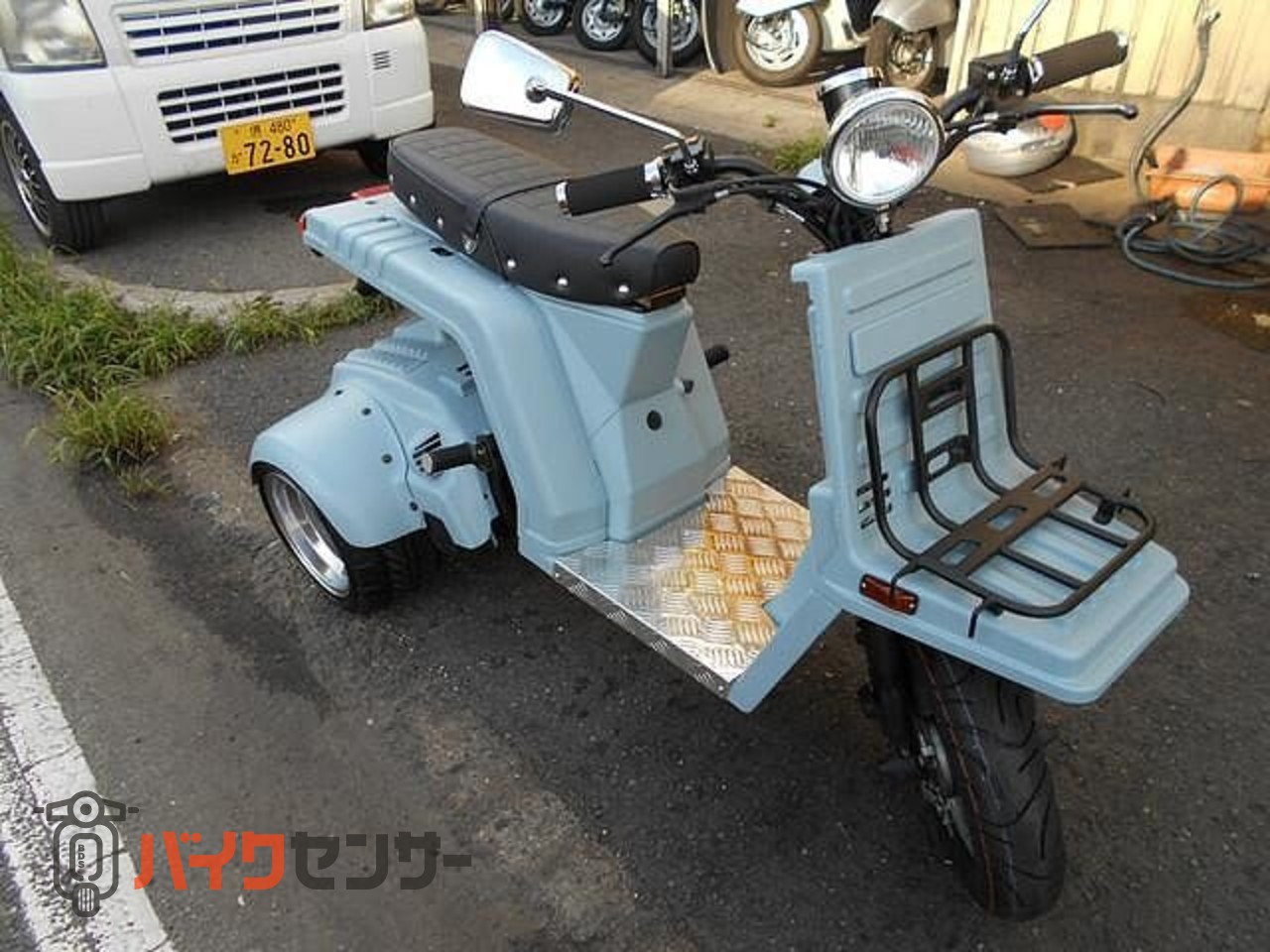 ホンダ ジャイロX 二人乗りトライク登録車 ライトブルー B130592| BDS