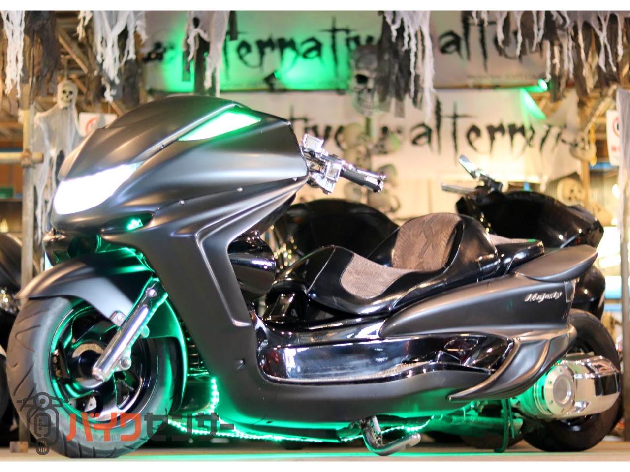新品 DM250XY Crystal Neon Yellow 250台限定モデル ヤマハ 【動画有り】マジェスティ250C リンク式Maruzen