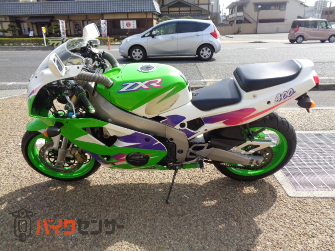 カワサキ ZXR400 ブレンボキャリパー・ヨシムラ油温計付き B136673