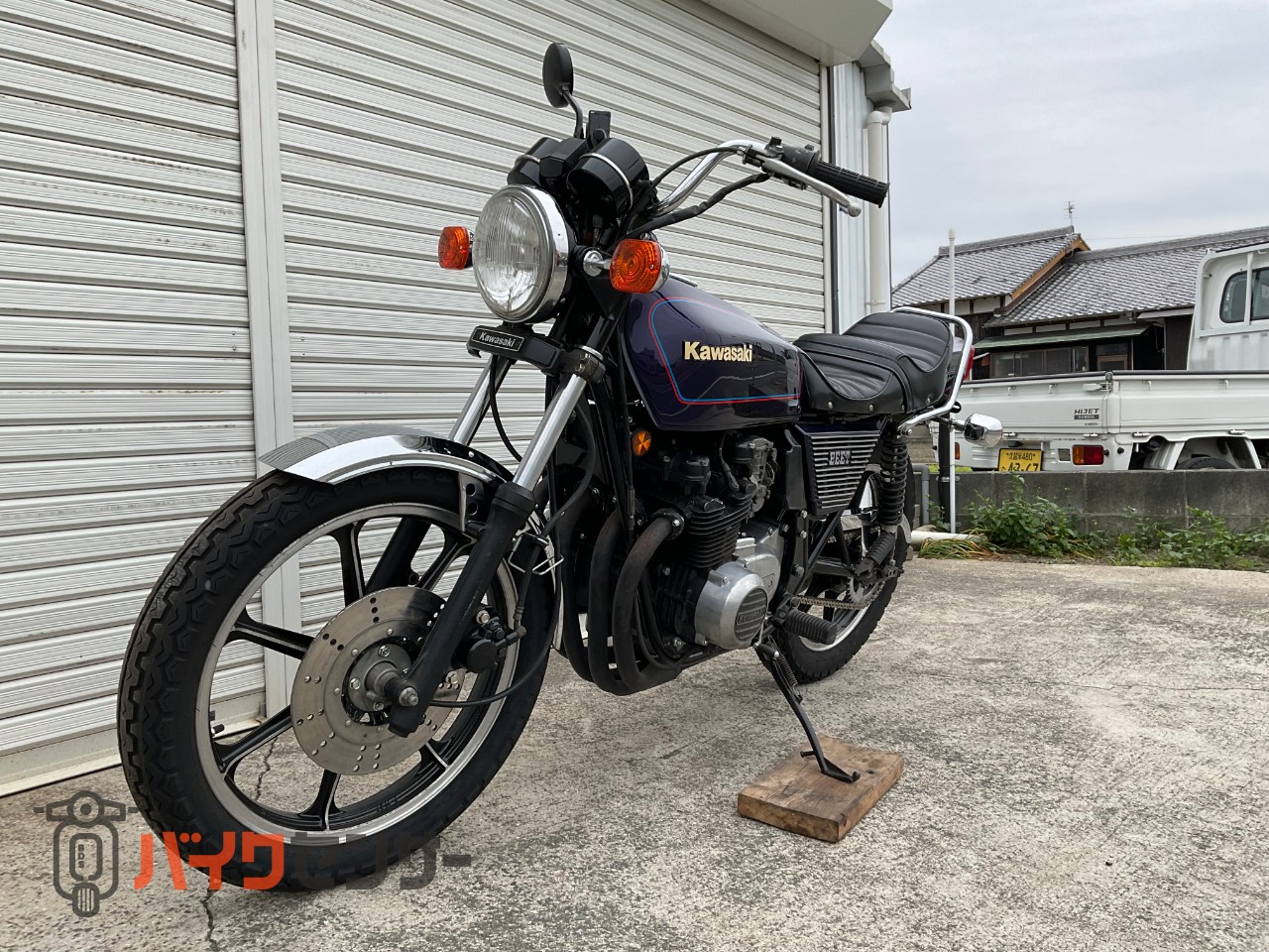 カワサキ Z400FX 車体番号1000番台 類別区分枠内 モリワキマフラー