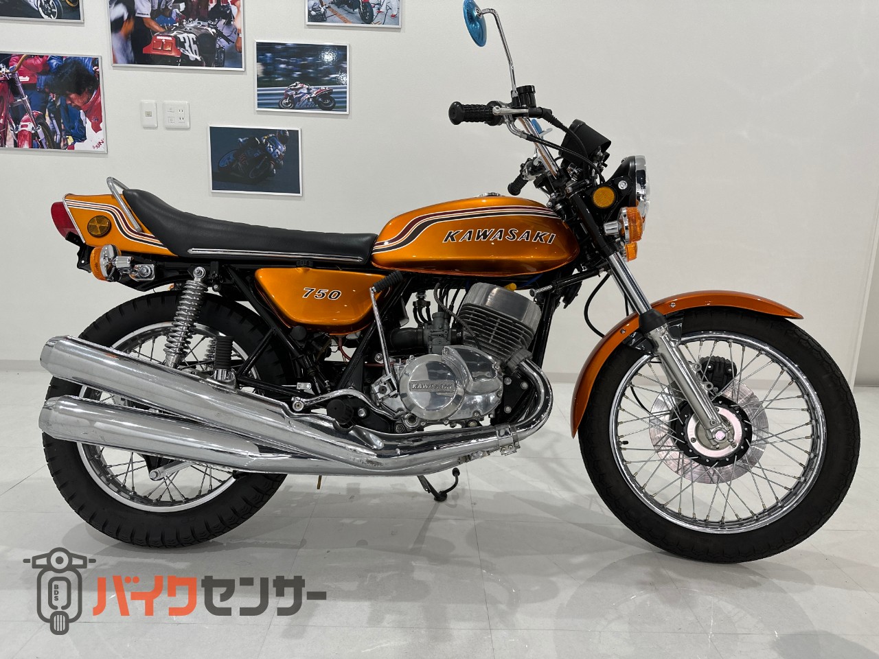 カワサキ 750SS 初期47年モデル中野和敏氏エンジンO/H後0キロ
