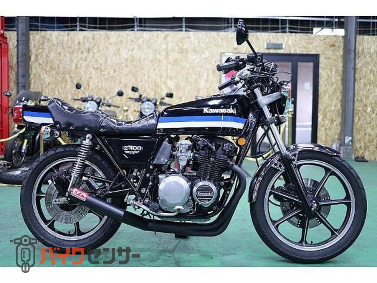 参考価格 プリティー KAWASAKI Z400GP KZ400E ショート管 ～ 70π 黒