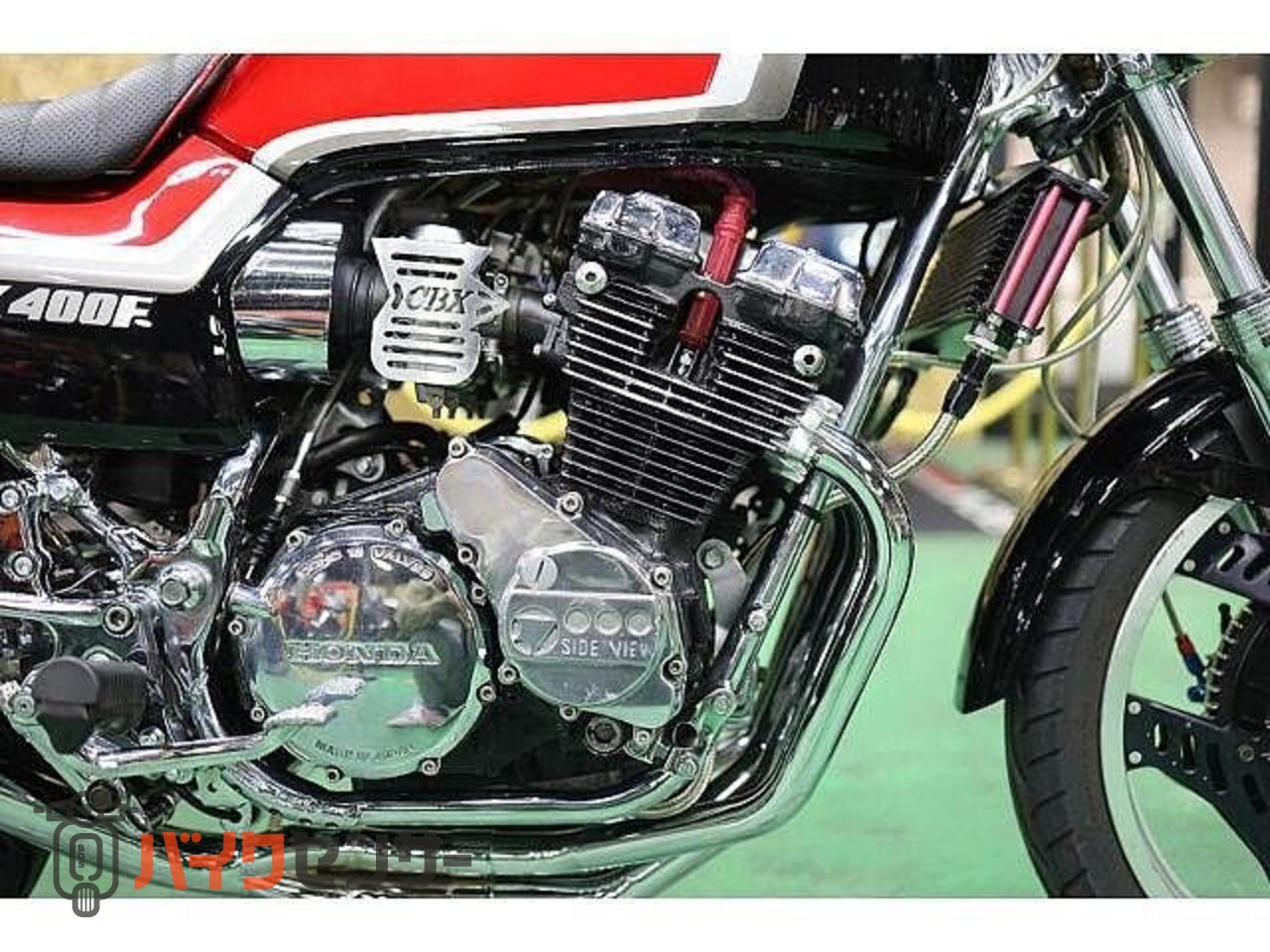 ホンダ CBX400F F F2 2型 黒赤 BEET フルメッキ フレーム