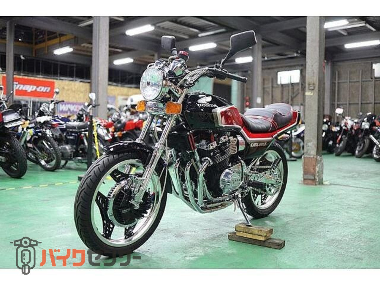 ホンダ CBX400F F F2 2型 黒赤 BEET フルメッキ フレーム