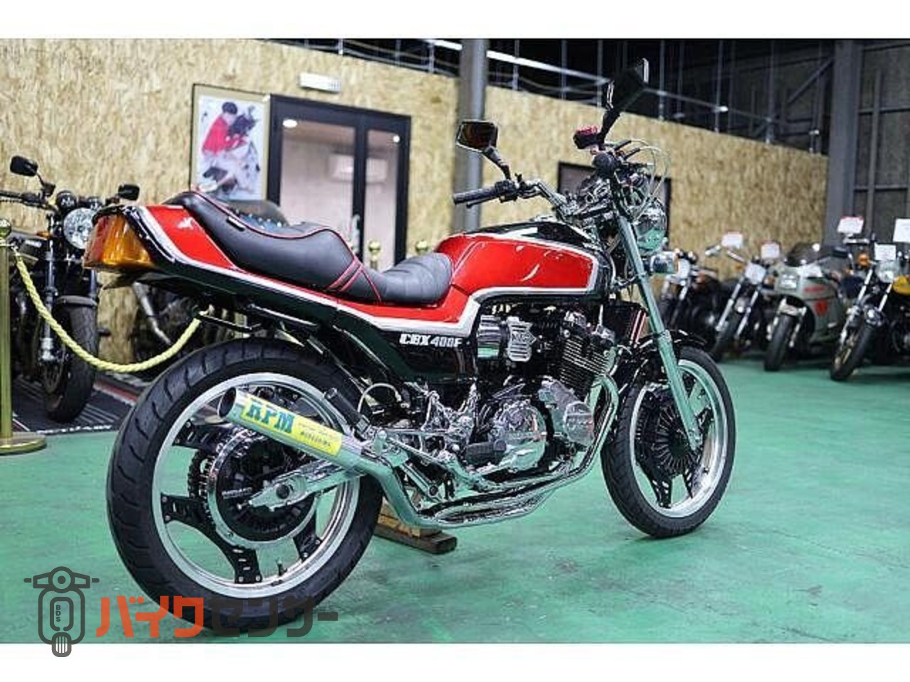 ホンダ CBX400F F F2 2型 黒赤 BEET フルメッキ フレーム