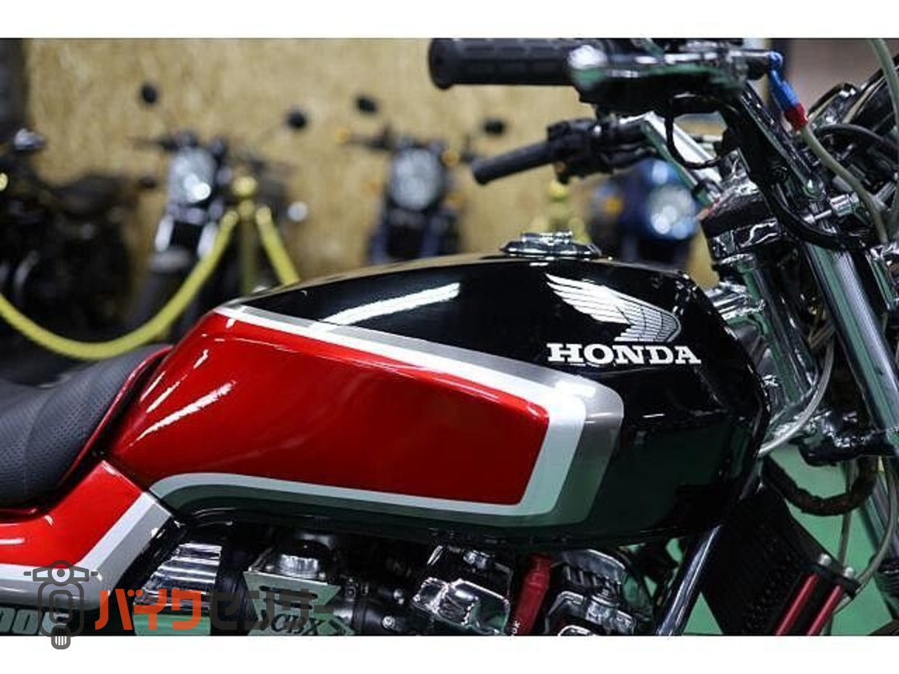 ホンダ CBX400F F F2 2型 黒赤 BEET フルメッキ フレーム