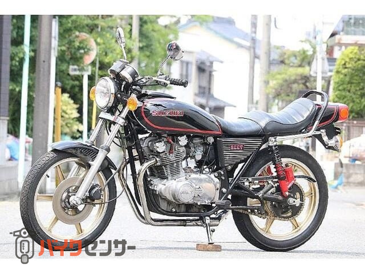 スズキ GS400E BEETキャスト 純正カラー マルゾッキ 社外マフラー