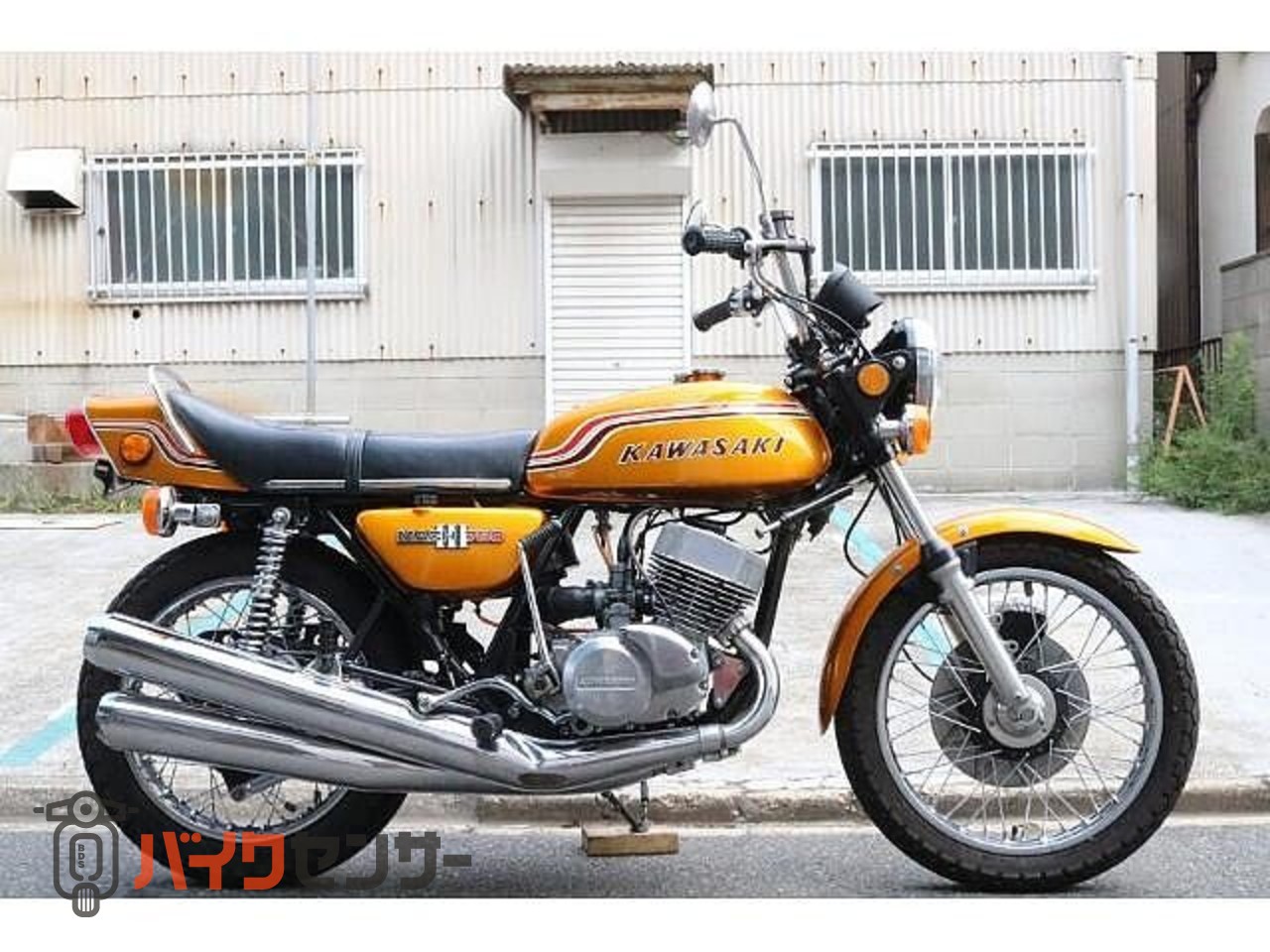 カワサキ 750SS マッハIVH2 初期型 エンジンフルOH エンジン載せ