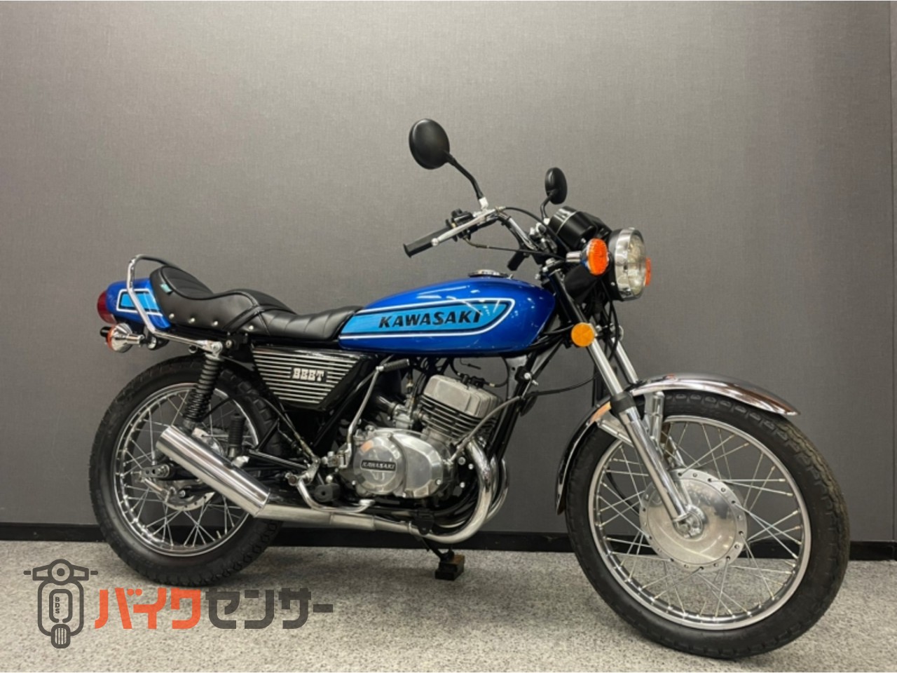 カワサキ 250SS カスタム マッハⅠ「青刀」 B209159| BDSバイク