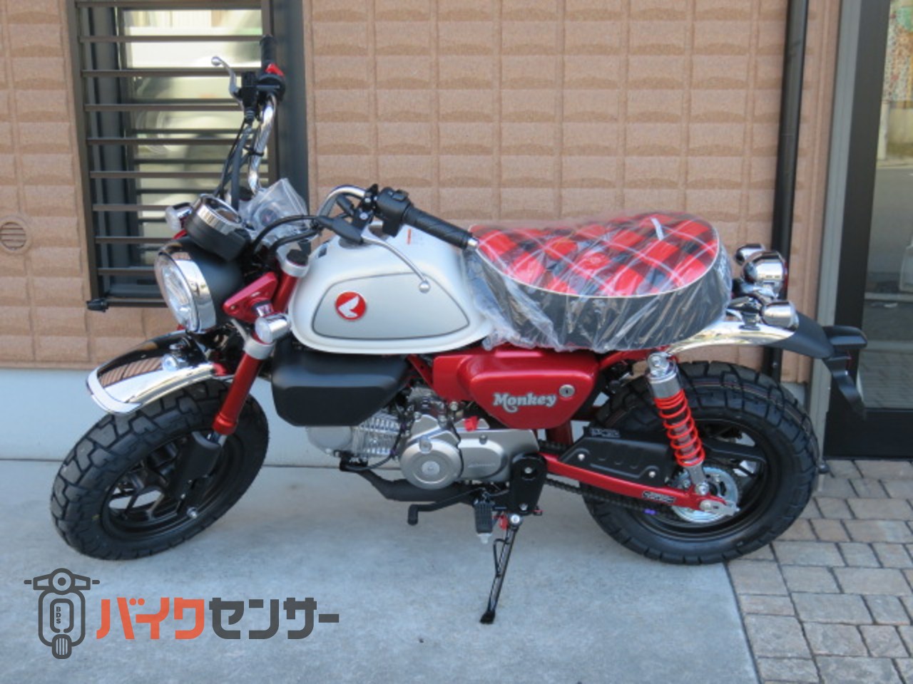 ホンダ モンキー125 赤 チェックシート JB03 B259878| BDSバイクセンサー