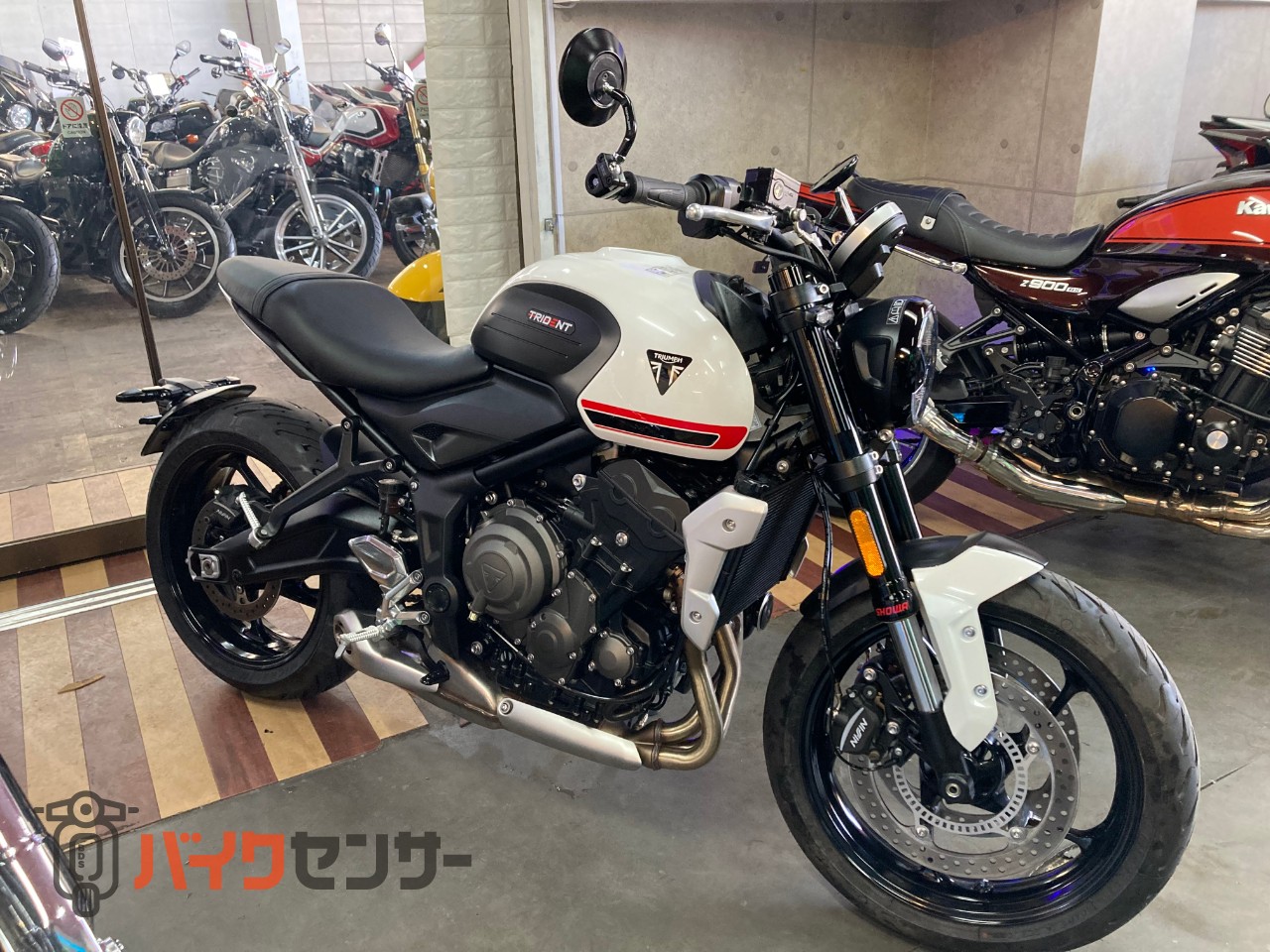 ハンドルバーエンド ミラー 用 トライアンフ 用 トライデント660 2021