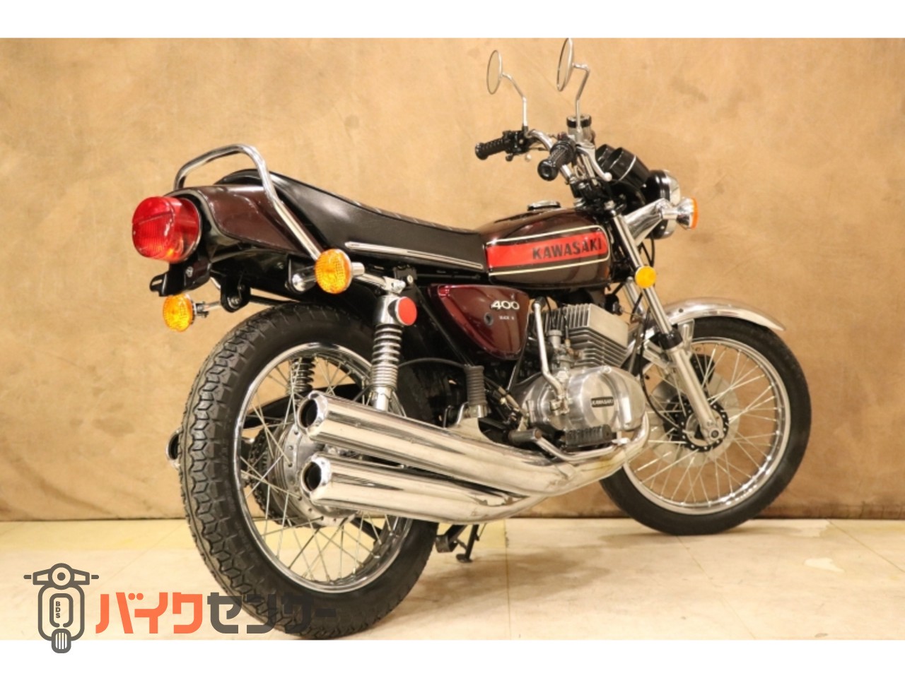 カワサキ KH400 400SS(MACH-2) '74弾丸 INDIANAマッハ B288042| BDS