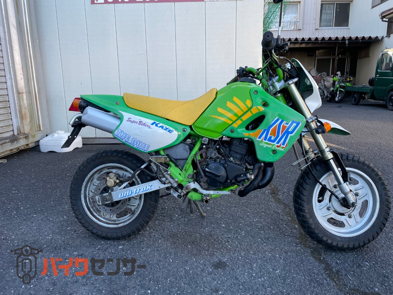 割れ削れ無KSR-I/Ⅱ/mini純正シュラウド左サイドカウル黒/KSR50/KSR80