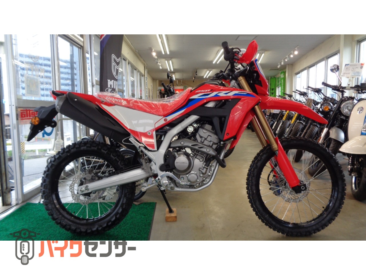 H*I様 HONDA CRF250L　MD38　純正シート レッド　ブラックHO HONDAのCRF250Lのバイク用品・パーツ・部品の事ならオフロード