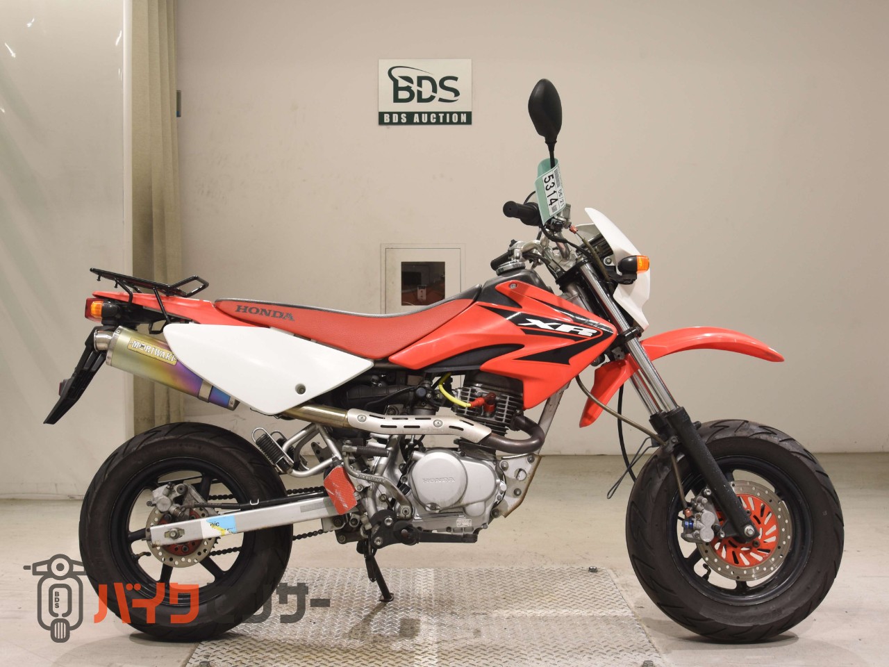 ホンダ XR100モタード モリワキマフラー B335302| BDSバイクセンサー