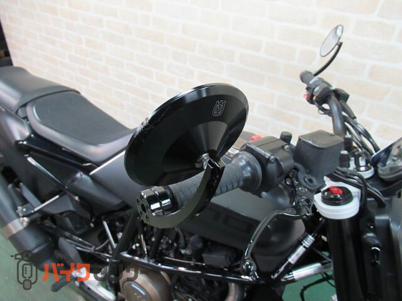 ハスクバーナ SVARTPILEN701 艶消し黒 バーエンドミラー B368295| BDS