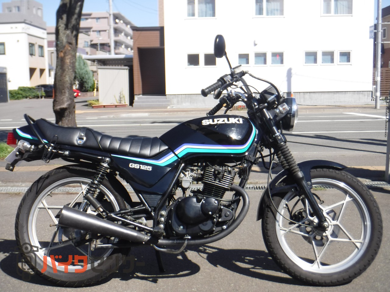 ゴキ GSX400E GSX250E タンデムバー 黒×メッキ GSX250/400ザリ メッキ
