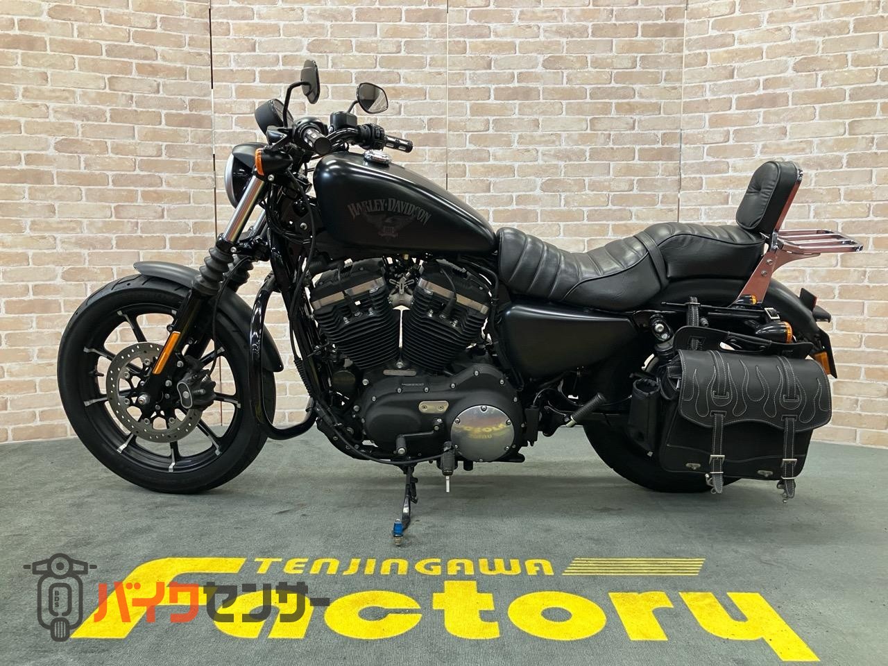 XL883N アイアン 後期 バッカーニマフラー ペアライド サイドバック エンジンガード_3