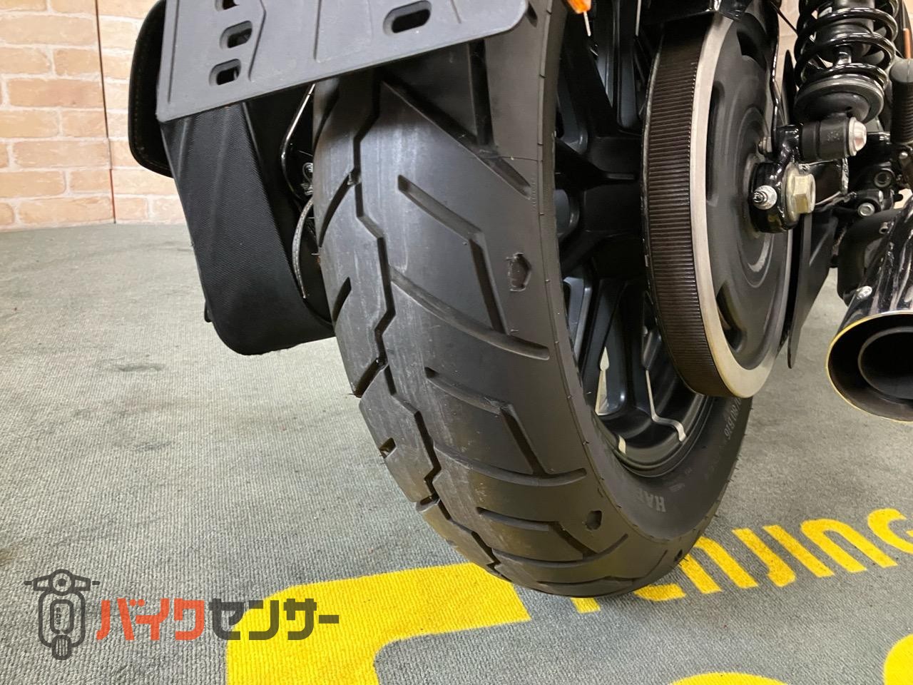 XL883N アイアン 後期 バッカーニマフラー ペアライド サイドバック エンジンガード_28