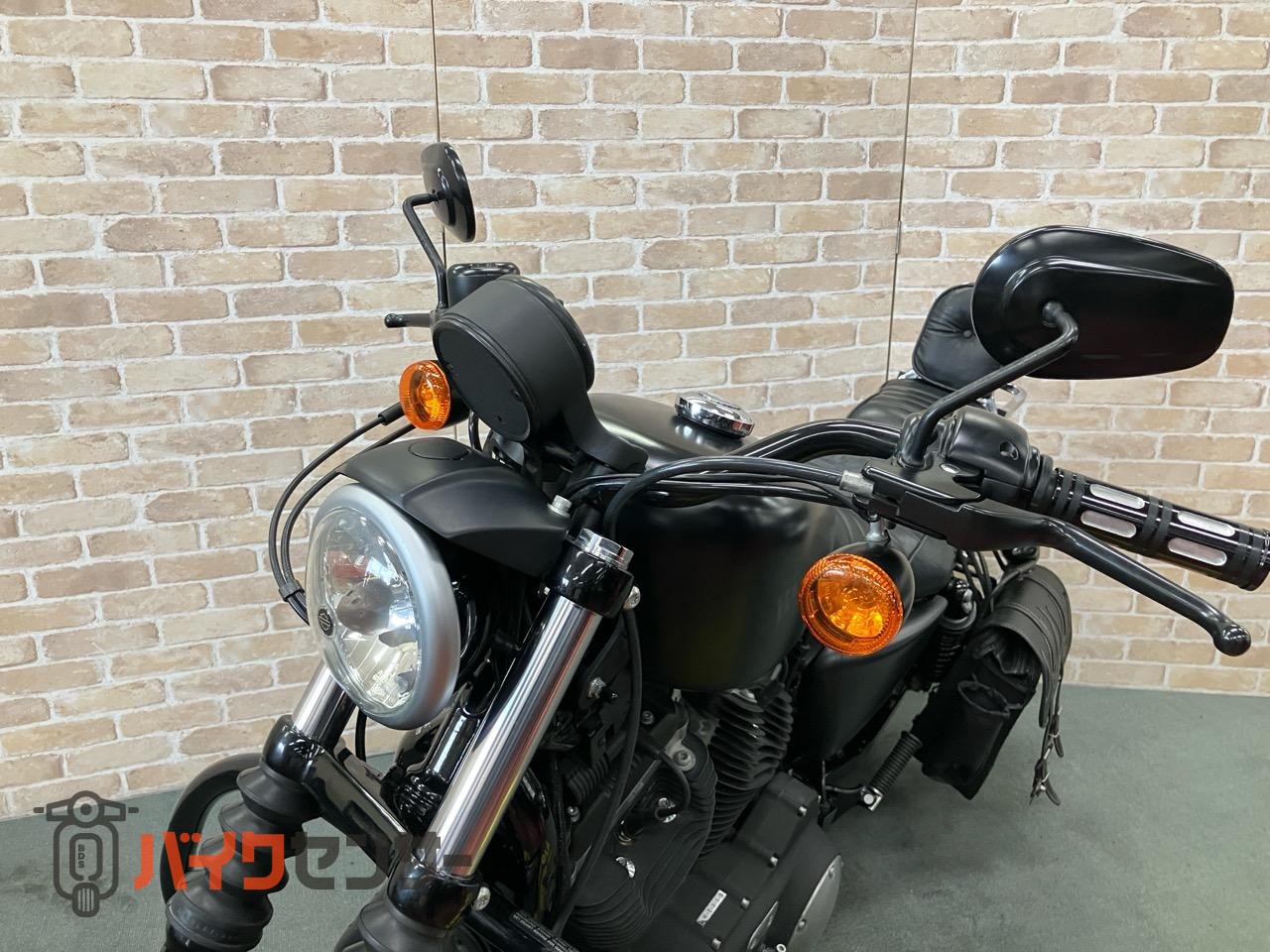 XL883N アイアン 後期 バッカーニマフラー ペアライド サイドバック エンジンガード_35