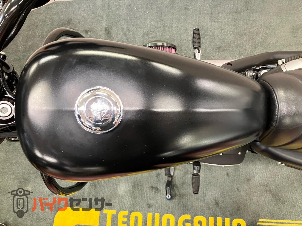 XL883N アイアン 後期 バッカーニマフラー ペアライド サイドバック エンジンガード_37