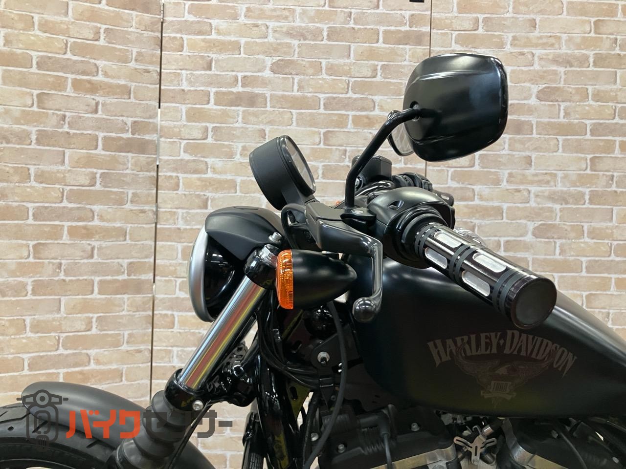 XL883N アイアン 後期 バッカーニマフラー ペアライド サイドバック エンジンガード_45