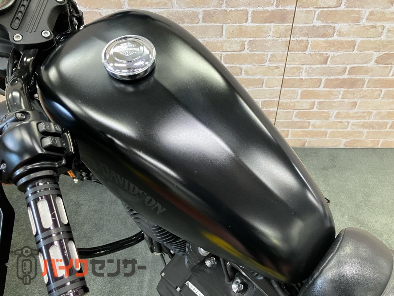 XL883N アイアン 後期 バッカーニマフラー ペアライド サイドバック エンジンガード_48