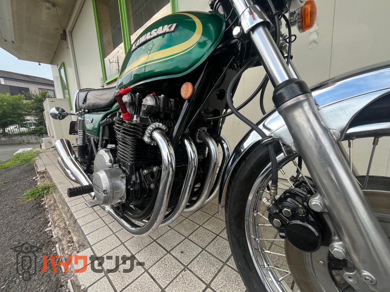 カワサキ 【動画あり】Z750D1 純正マフラー3本新品 ホイール新品