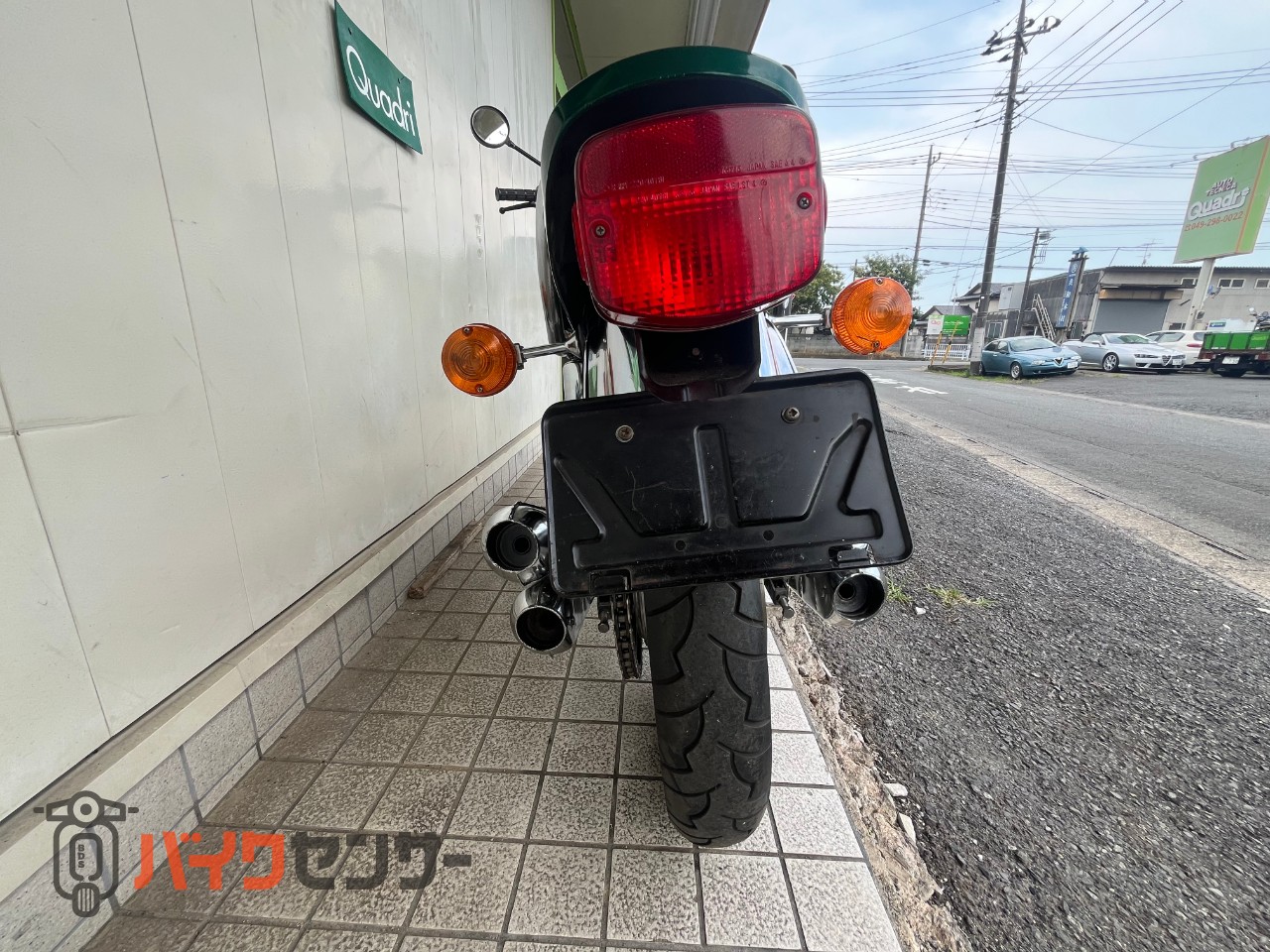 カワサキ 【動画あり】Z750D1 純正マフラー3本新品 ホイール新品