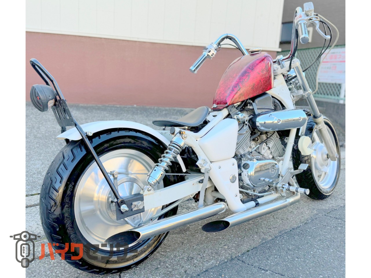 ホンダ 【動画有り】マグナ250V－TWIN MAGNA 赤黒ラップ塗装