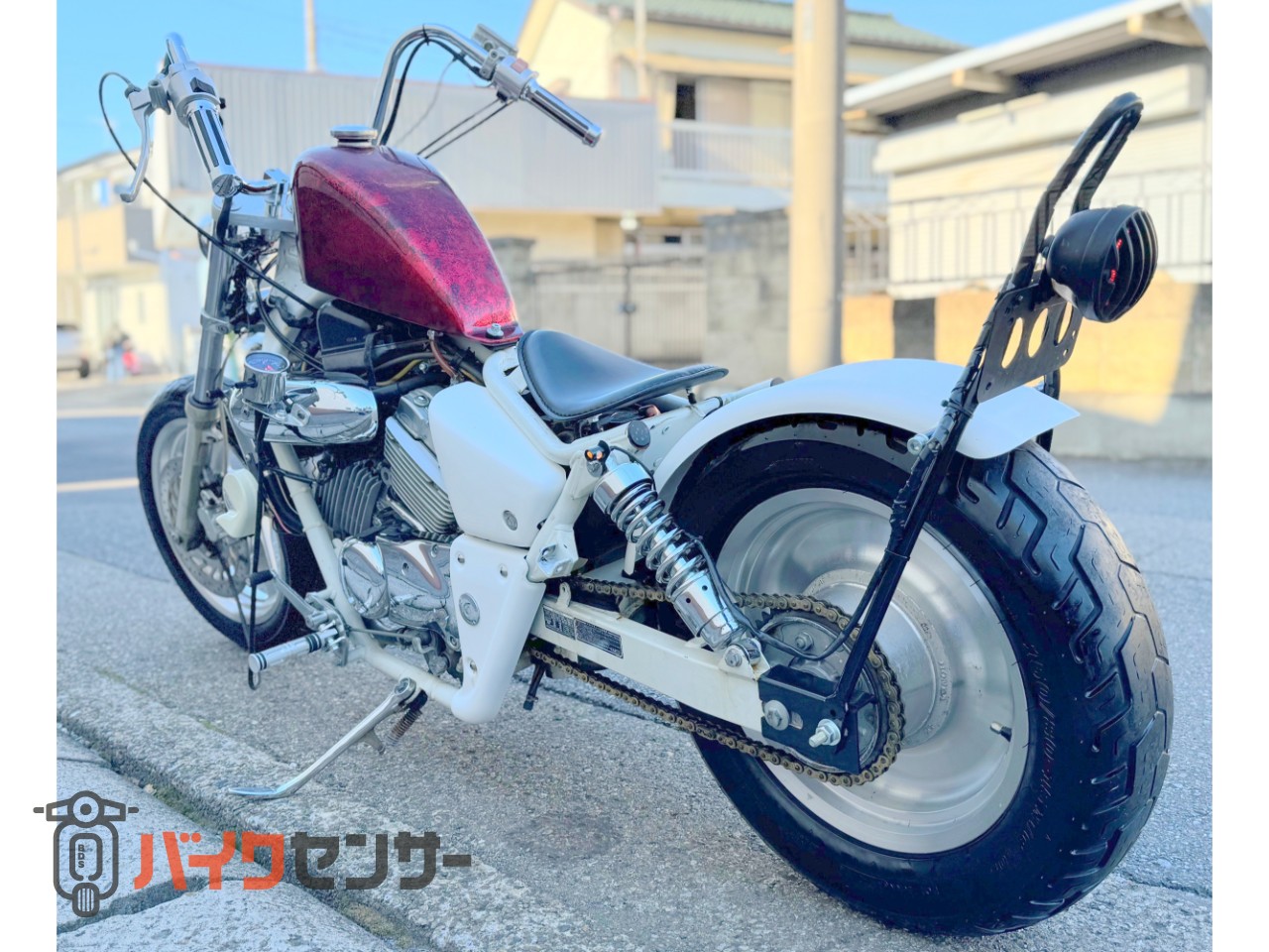 ホンダ 【動画有り】マグナ250V－TWIN MAGNA 赤黒ラップ塗装