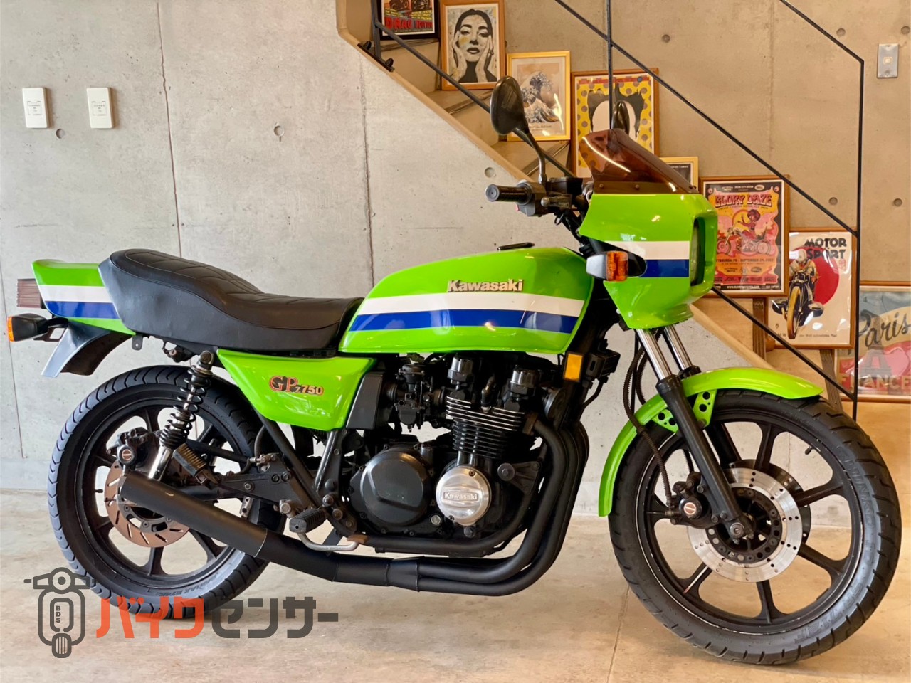 カワサキ Z750GP ローソンカラー マットブラック集合管 Z650系