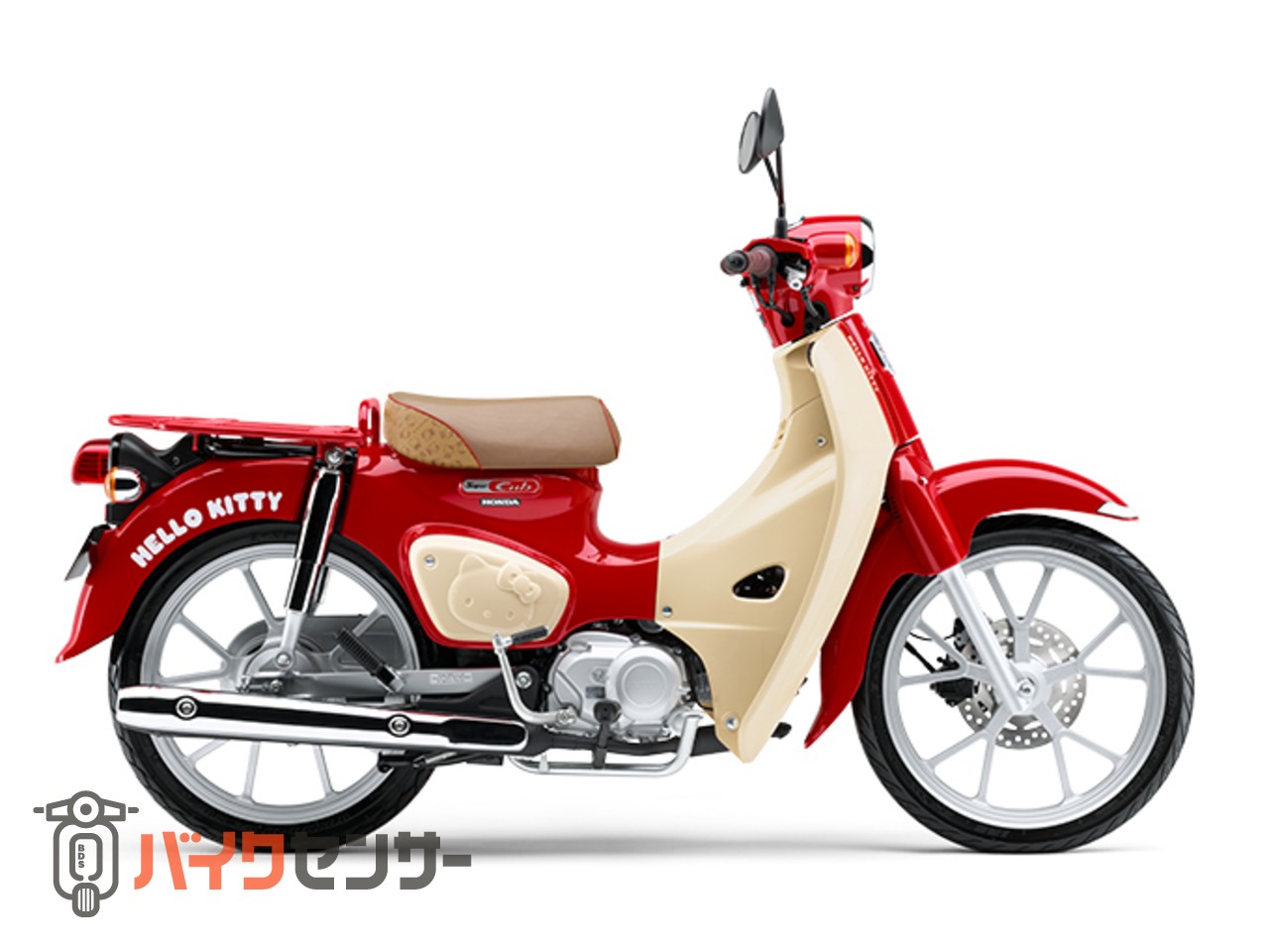ハローキティ　サーキットバージョン　ストラップ2タイプ　2輪　4輪　バイク　F1 ホンダ スーパーカブ110HELLO KITTY ハローキティ 限定モデル 入荷予定