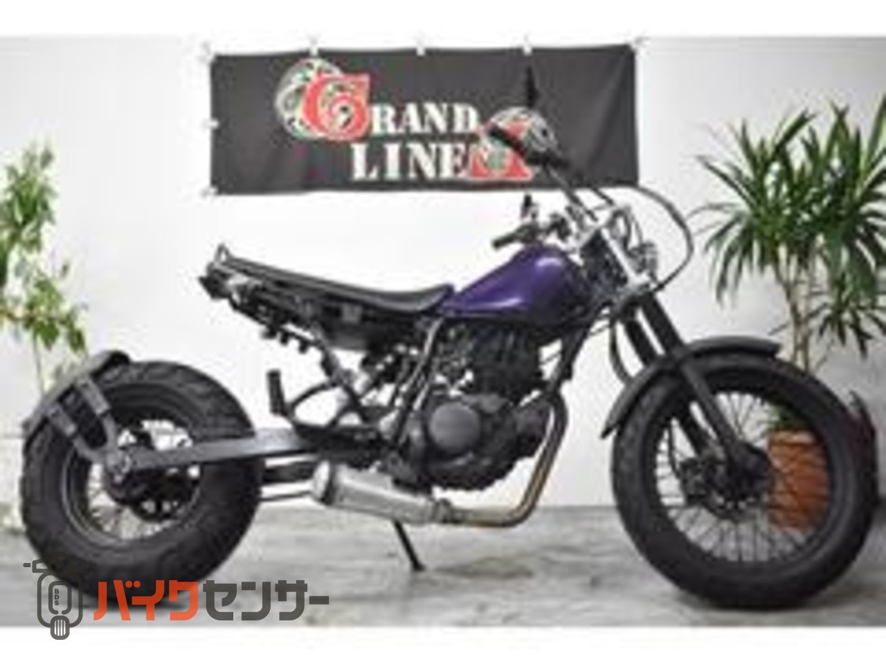 TW200Eに付いてた社外マフラー TW200Eに付いてた社外マフラー