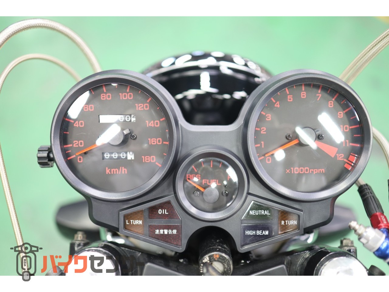 CBX400F 二型 メーター ホンダ CBX400F 昭和57年2月 赤ソリッド 国内物 ワルツ機械