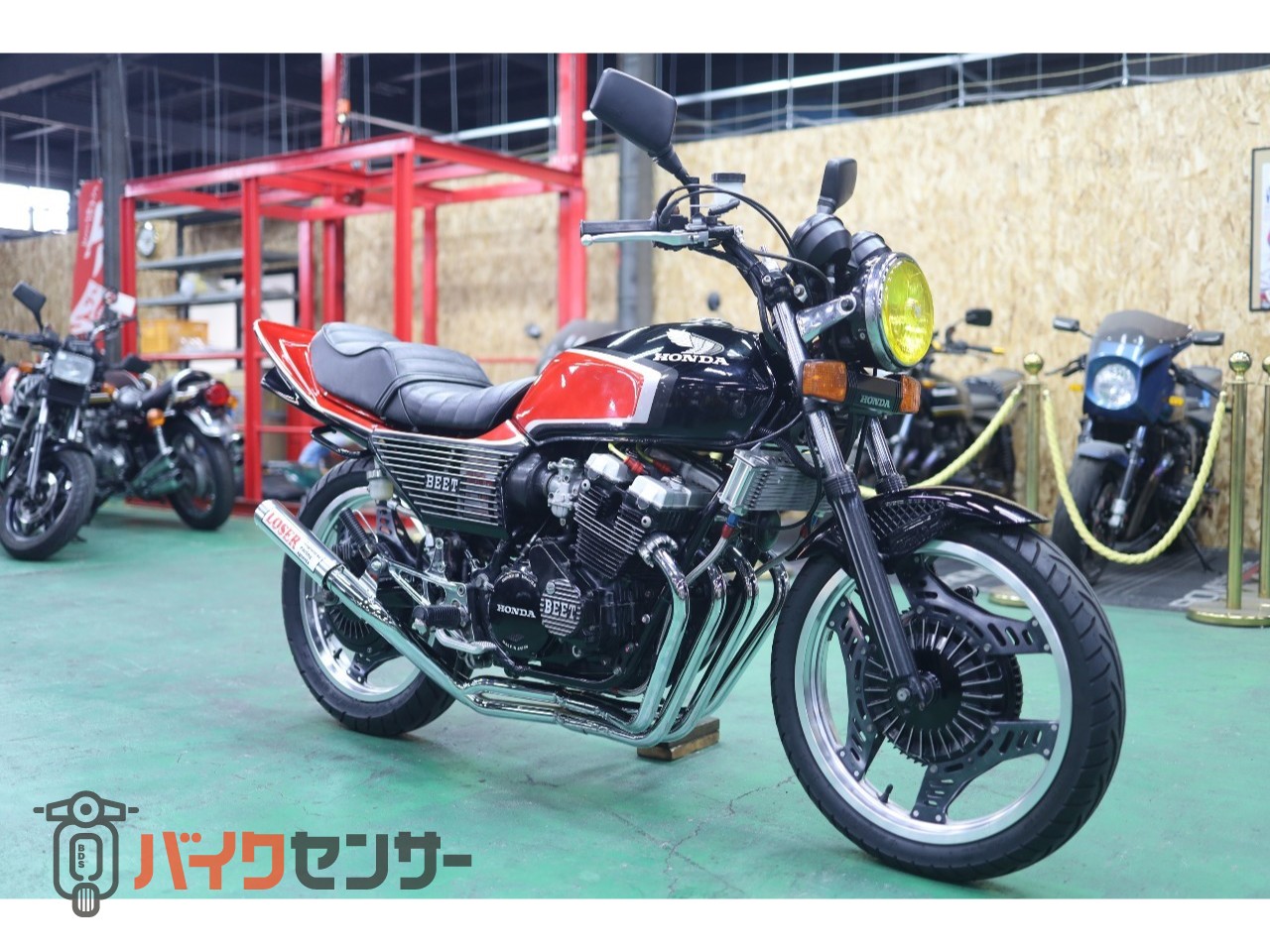 ホンダ CBX400F フル国内物 2型エンジン 黒赤 昭和57年5月登録 2