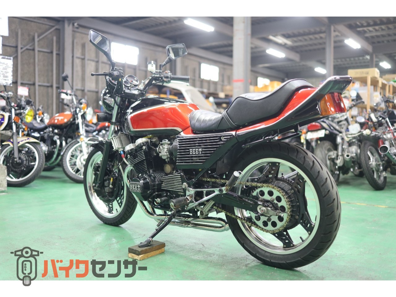 BB7 CBX400F アルフィン 黒赤2型/ CBX550F中古 アルミNC07