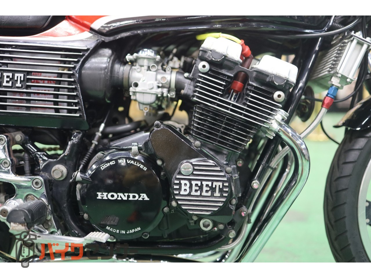 ホンダ CBX400F フル国内物 2型エンジン 黒赤 昭和57年5月登録 2
