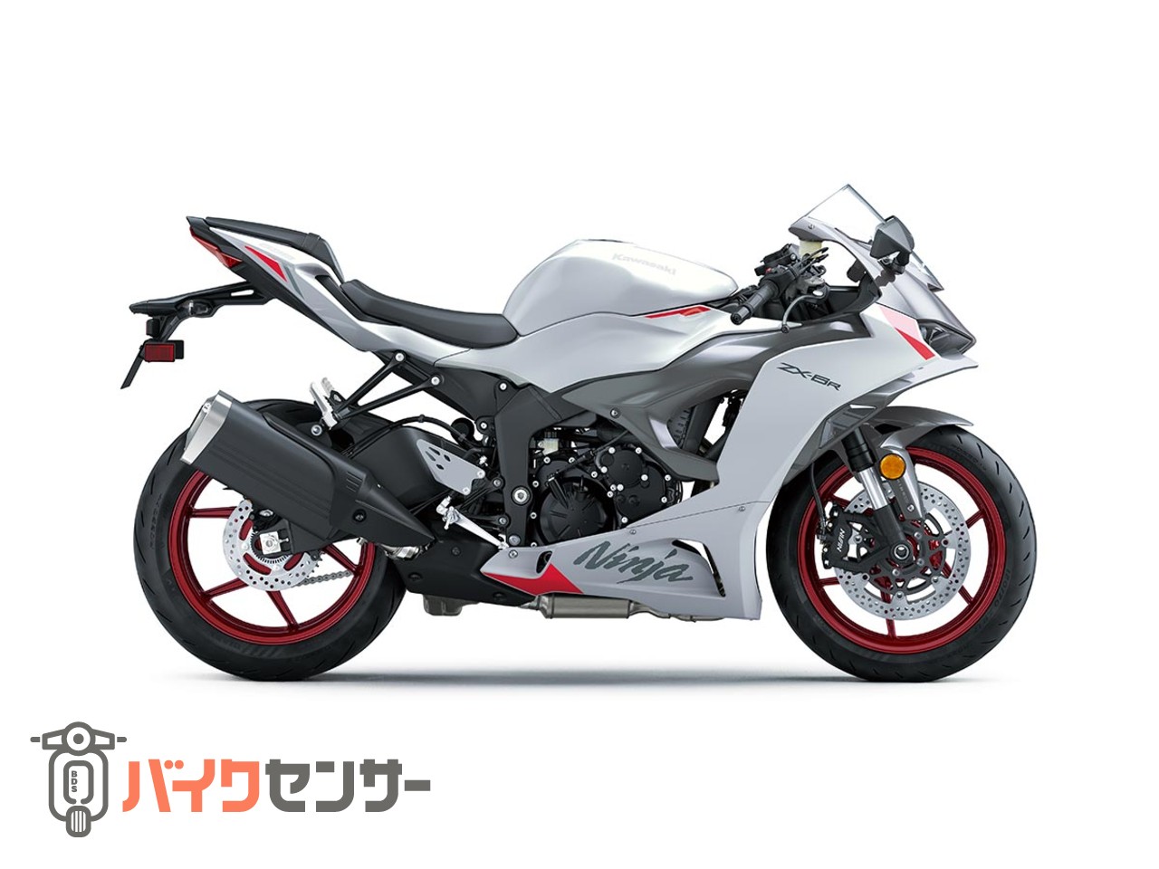 カワサキ NINJA ZX-6R 2025年モデル パールロボティックホワイト