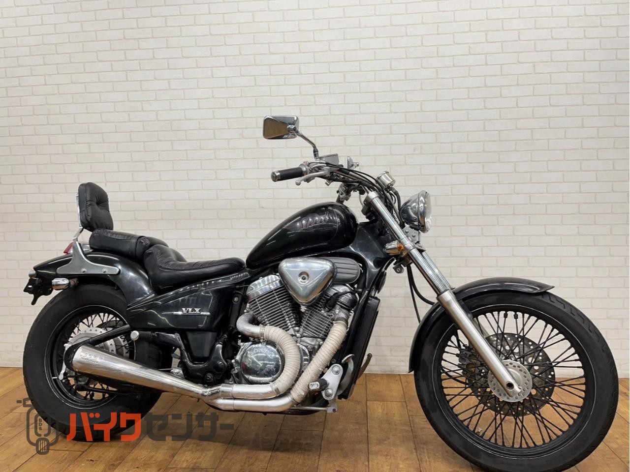 ホンダ スティード400VSE スーパートラップマフラー バックレスト