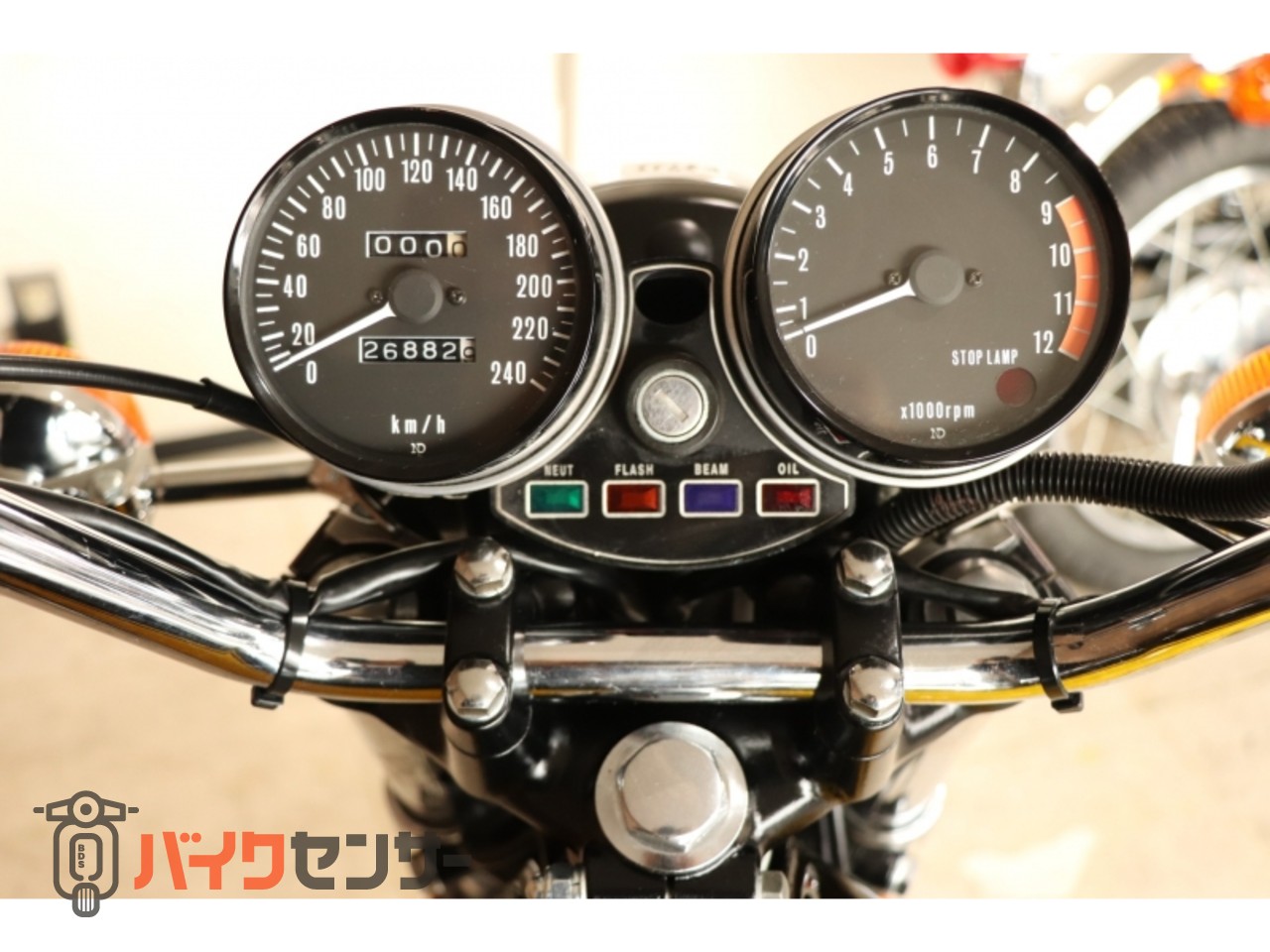 kawasakiカワサキ当時物Z1Z系73年初期型スピードメーター kawasakiカワサキ当時物Z1Z系73年初期型スピードメーター kawasaki