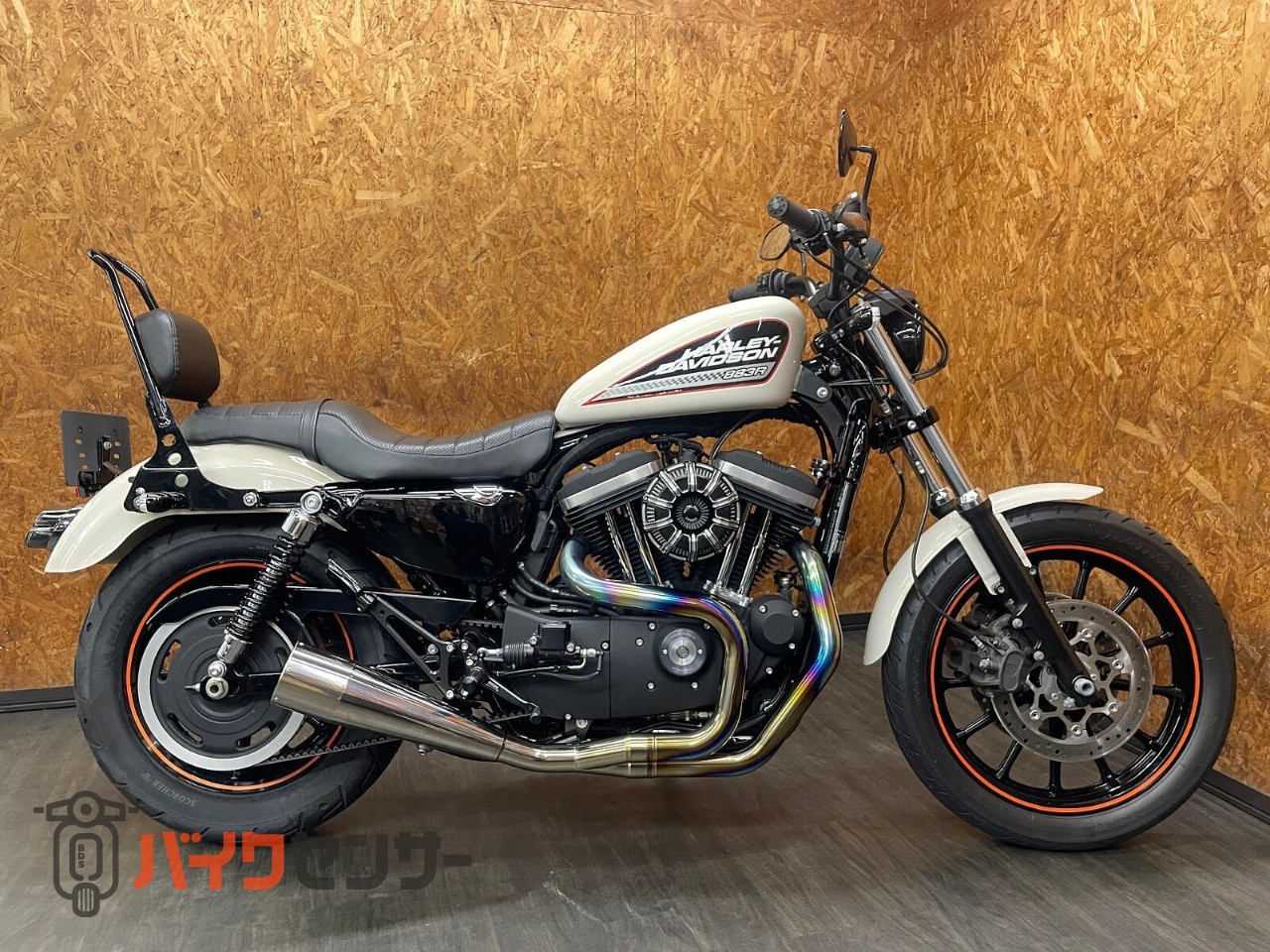 ハーレーダビッドソン XL883R ETC キーレス化 トランプフルエキチタン