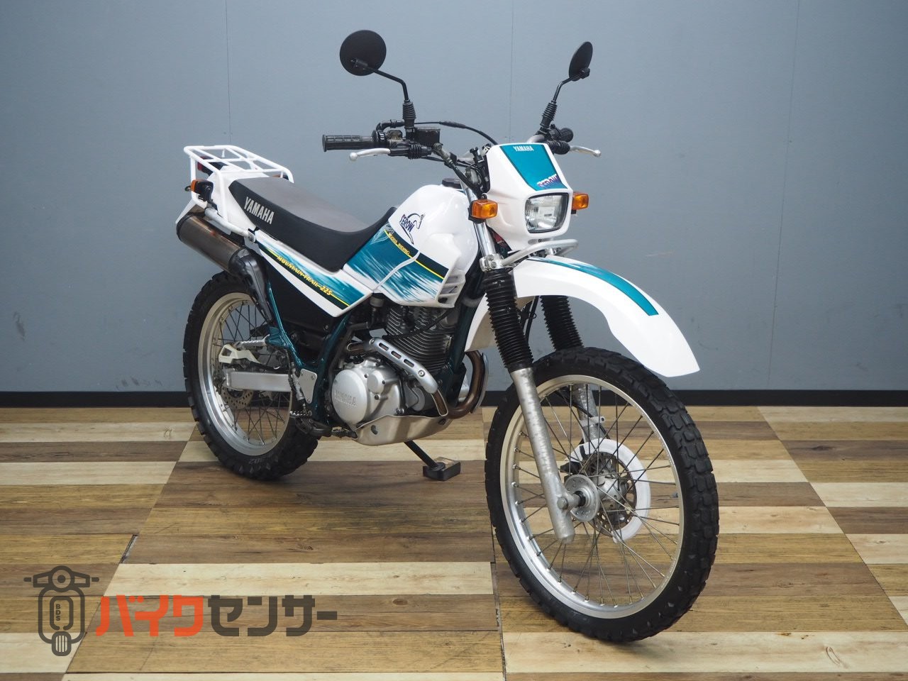 ヤマハ セロー225WE 4JG5 純正オプションキャリア・キック装備 B471117