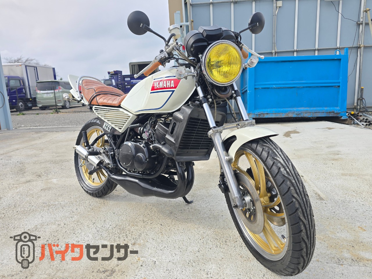 YAMAHA BEET JAPAN カウル ホワイト/ブラウン　RZ250R ヤマハ RZ250 レストア車／正規打刻／EG載替無／各部再塗装／各部