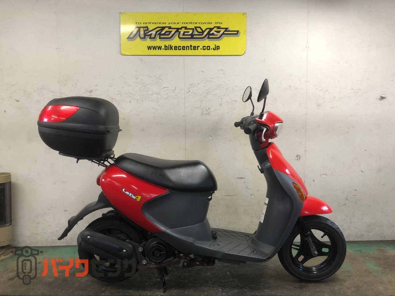 374.高年式FI車両　レッツ4 バッテリー新品、リアボックス付き　千葉県柏市　即日配送、自走引き取りも可能 374.高年式FI車両 レッツ4 バッテリー新品、リアボックス付き 千葉県柏