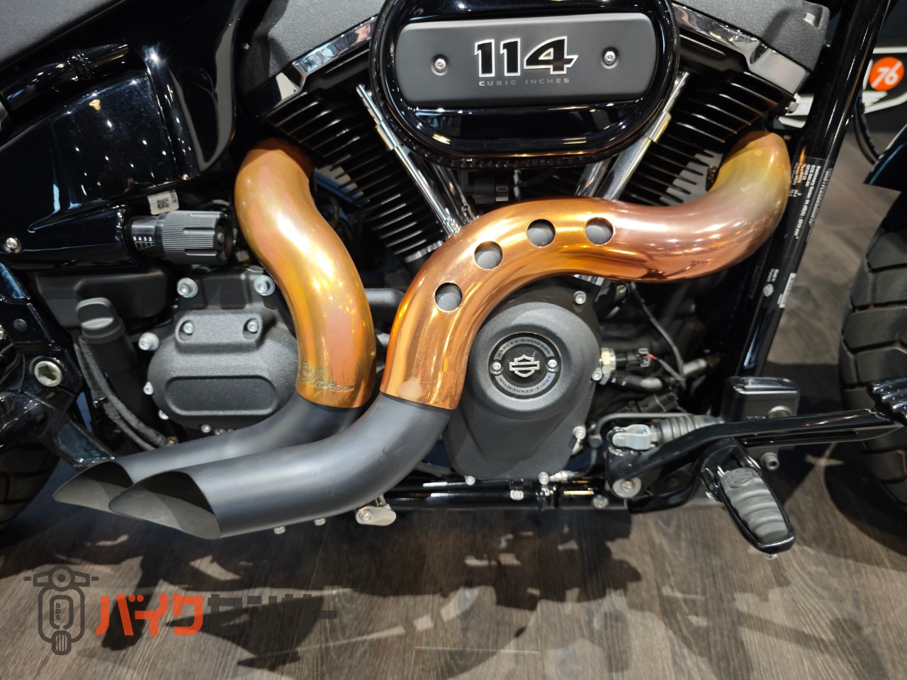 ハーレーダビッドソン FXFBS ソフテイルファットボブ114 般若バー風