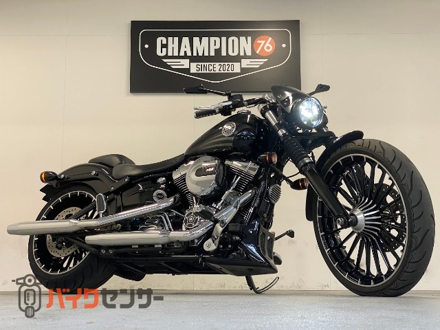 FXSB ブレイクアウト  ツインカム最終型　タービンホイール　社外Ｓ／Ｏ　ＬＥＤヘッドライト　チンスポ　ＨＤ純正ヒートグリップ