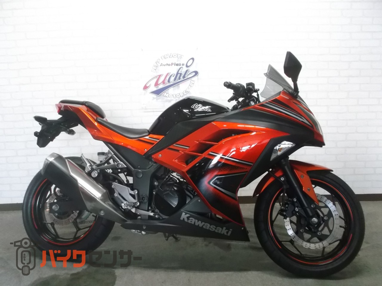 カワサキ NINJA250 カワサキらしからぬ綺麗なオレンジMも綺麗で良い